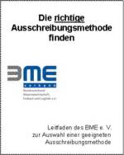 Richtige ausschreibungsmethode